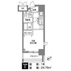 カスタリア三ノ輪の物件間取画像